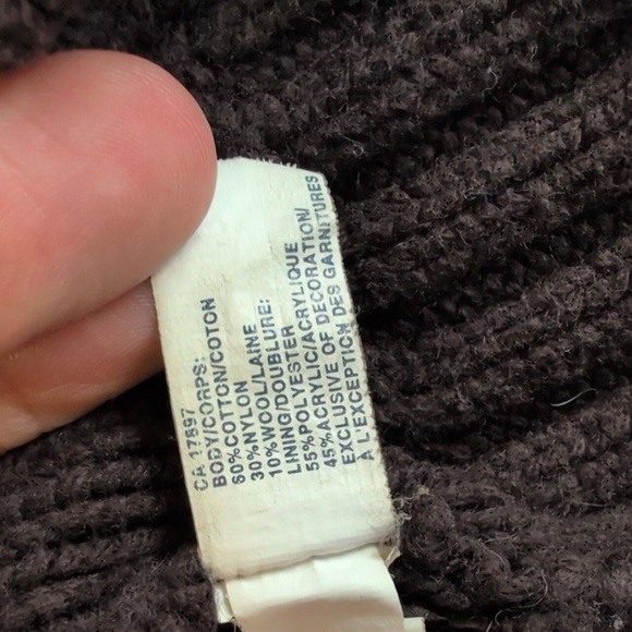 babyGap brown wool blend cable knit popover sweater 3T toddler boys - Picture 5 of 6